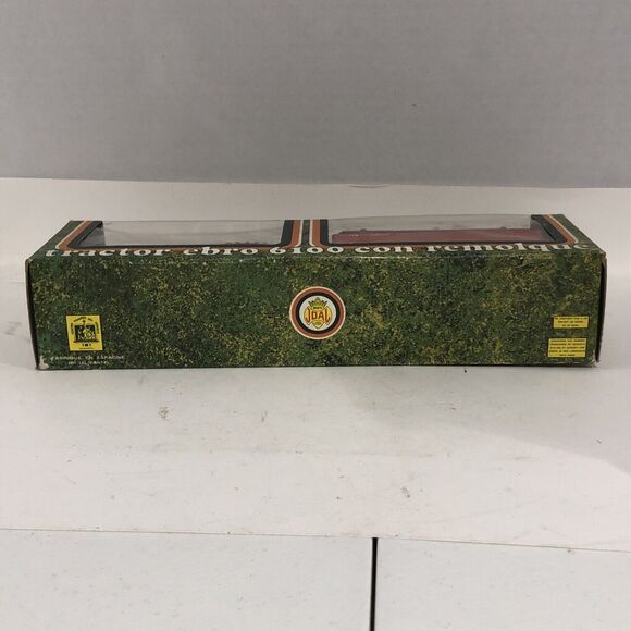 Vintage Joal Ref#251 Tractor Ebro 6100 Con Remolque Farm Machinery NIB - Picture 8 of 8